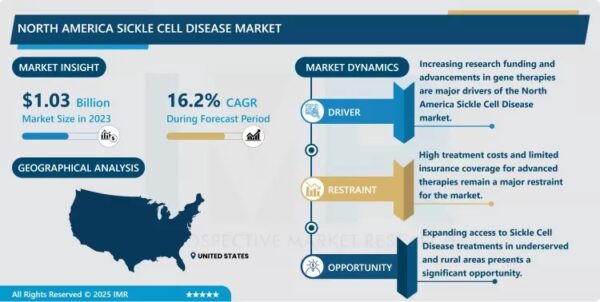 North America Sickle Cell Disease Market Size Projected to Reach USD 4.01 Billion by 2032